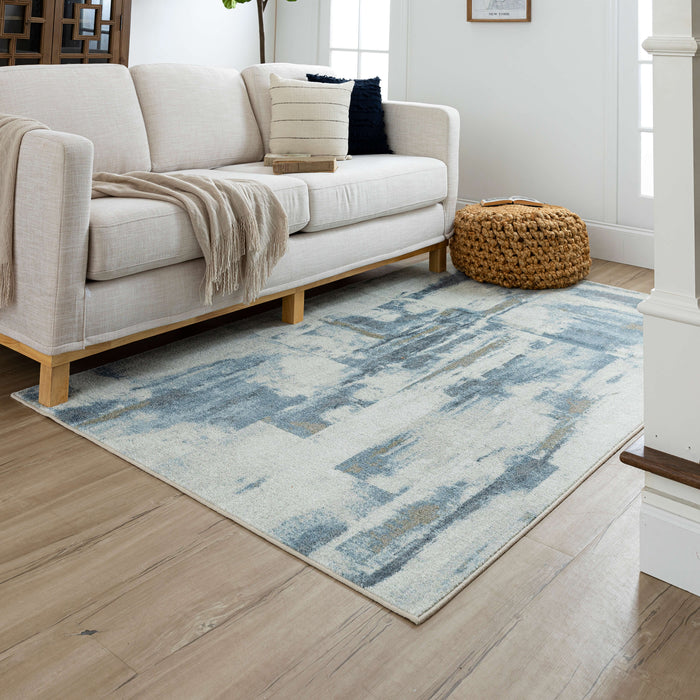 Technicolor Weatherly Cream Area Rug