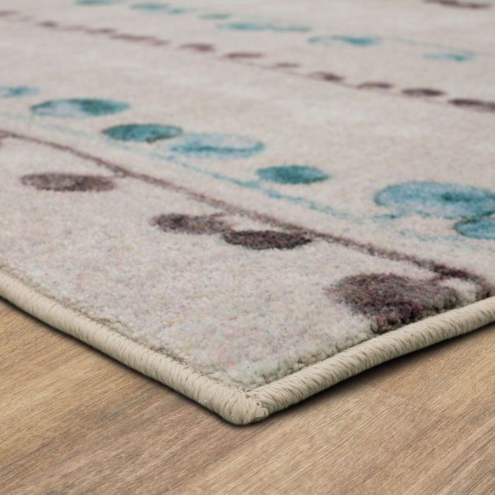 Technicolor Dorinda Cream Area Rug