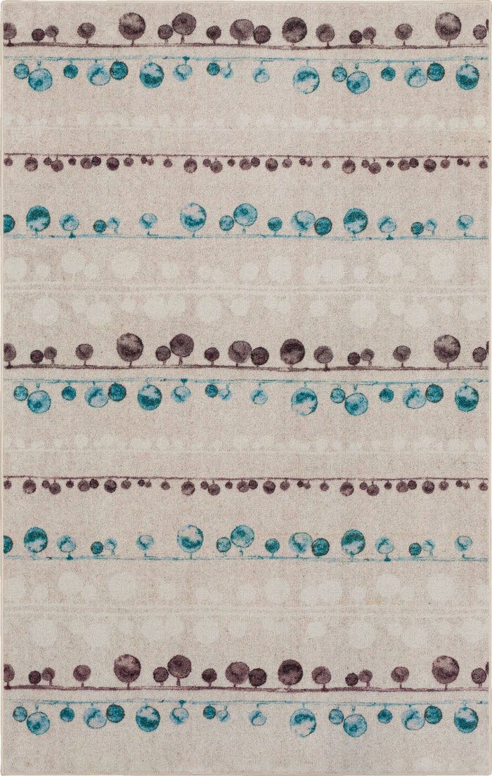Technicolor Dorinda Cream Area Rug