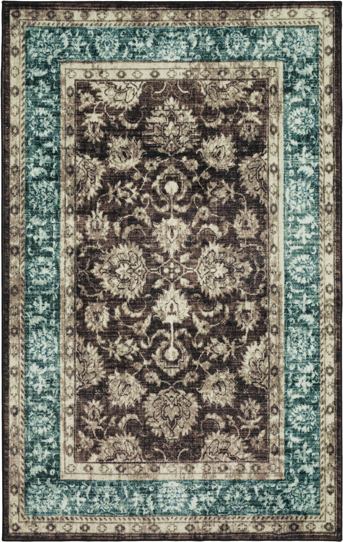 Technicolor Adelanto Gray & Blue Area Rug