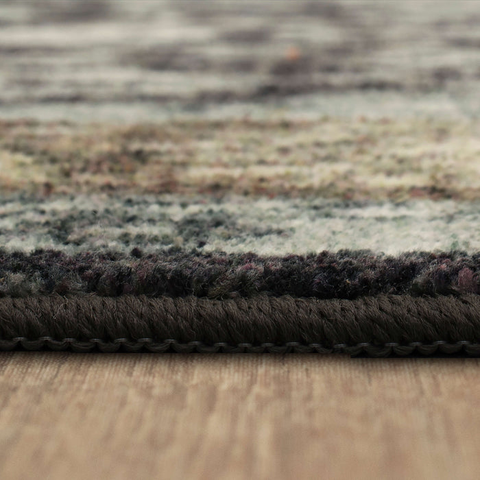 Technicolor Adelanto Gray & Brown Area Rug