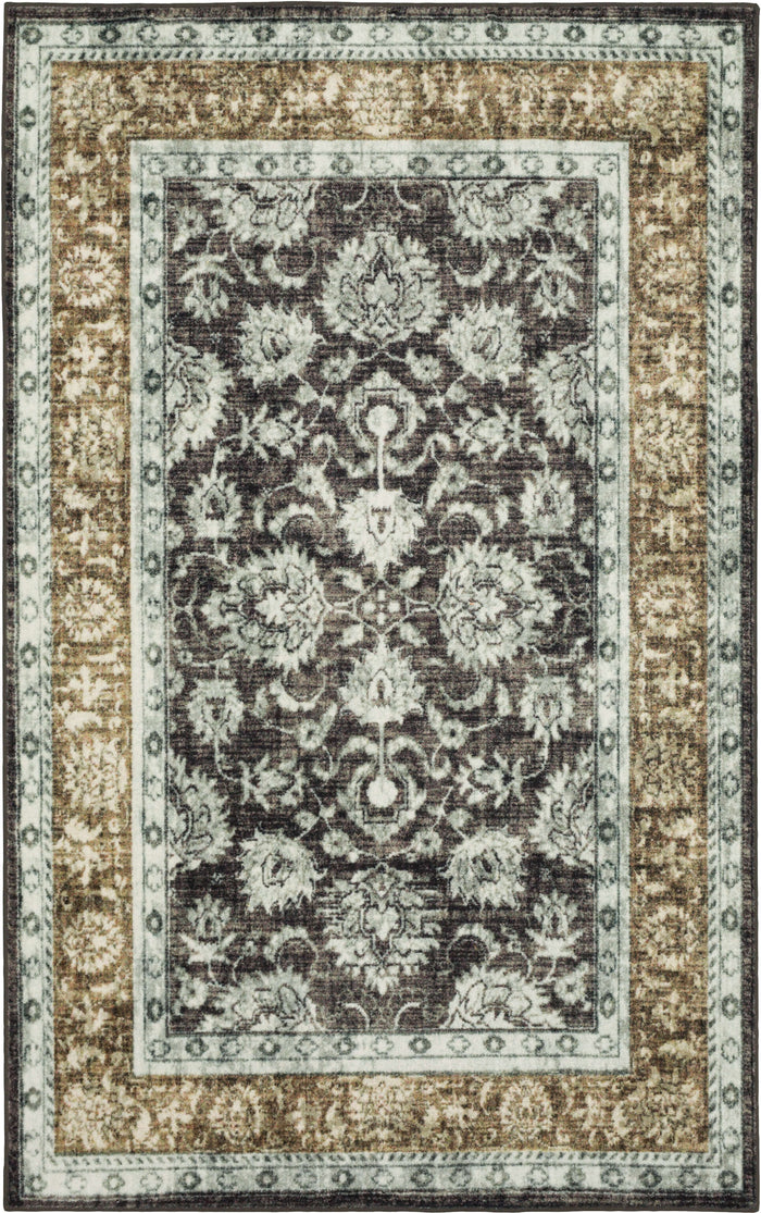 Technicolor Adelanto Gray & Brown Area Rug