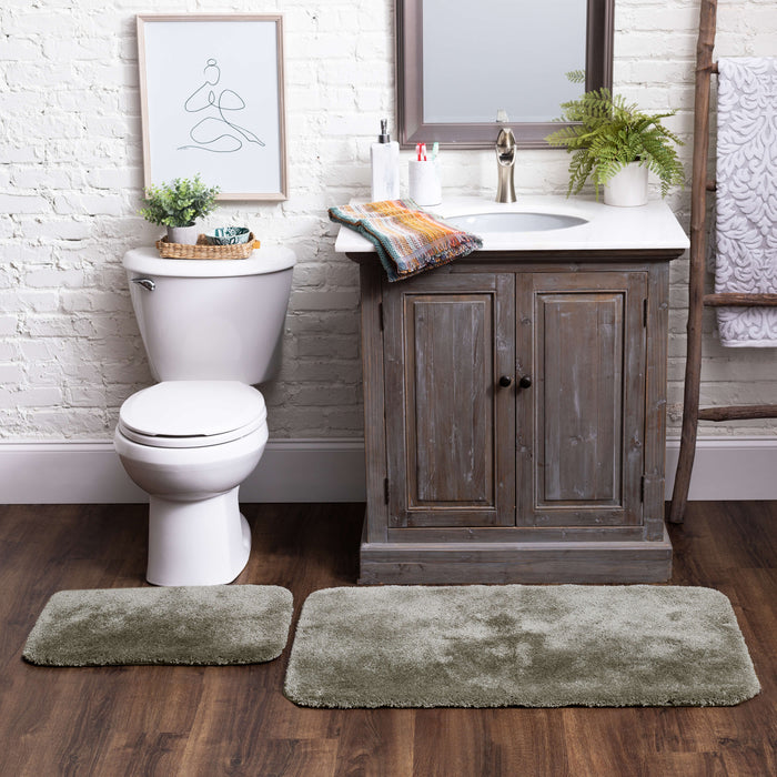 Gloria Rhythm Gray Bath Mat