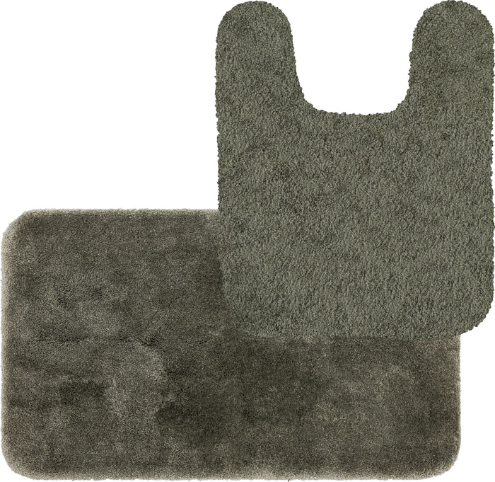 Gloria Rhythm Gray Bath Mat