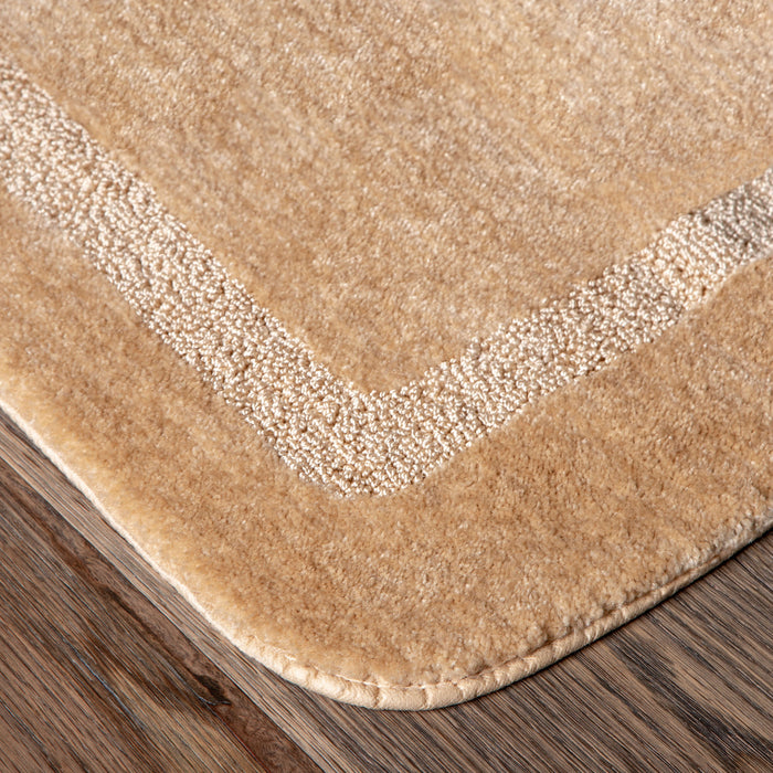 Primary Flaxen Brown Bath Mat