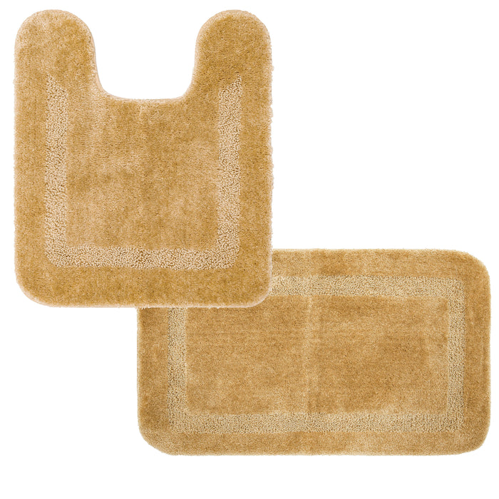 Primary Flaxen Brown Bath Mat