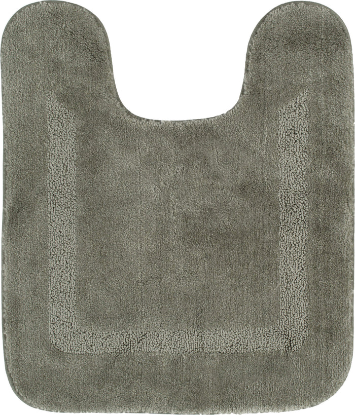 Primary Forest Green Bath Mat Covered By Rugs