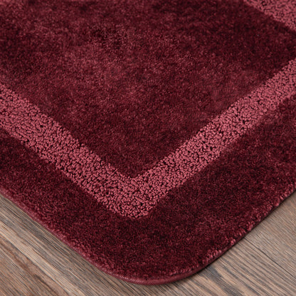 Primary Wine Red Bath Mat