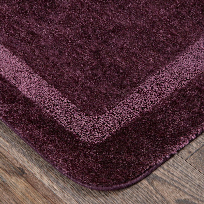 Primary Mulberry Purple Bath Mat