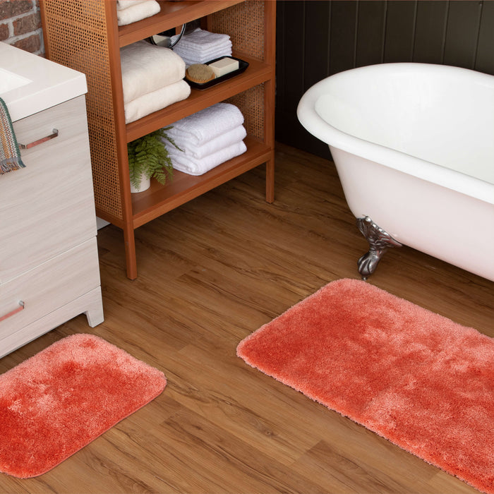 Annapolis Roulette Pink & Orange Bath Mat
