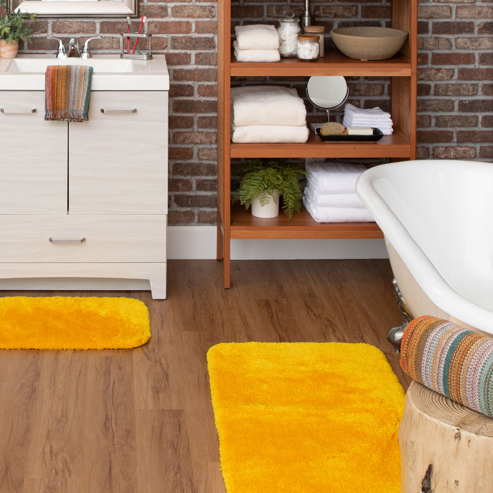 Annapolis Butterscotch Yellow Bath Mat