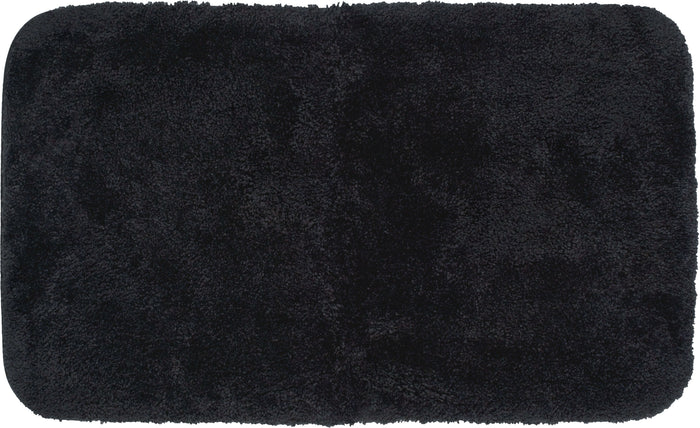Annapolis Charcoal Gray & Black Bath Mat