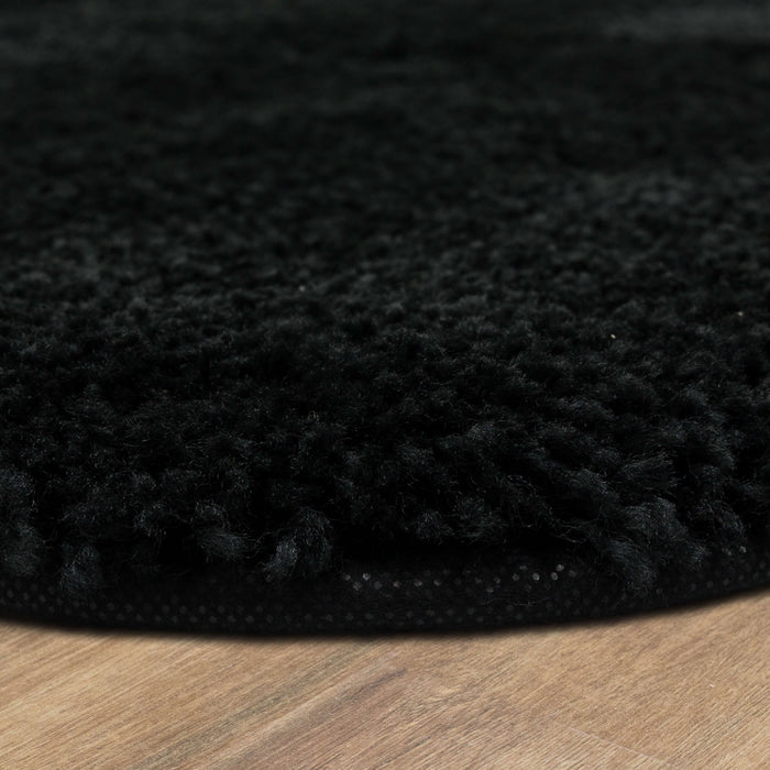 Annapolis Charcoal Gray & Black Bath Mat