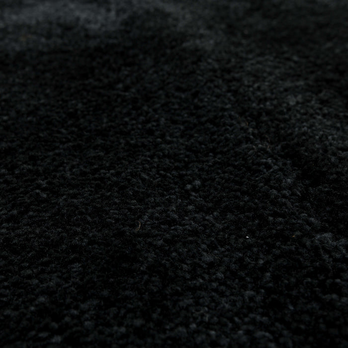 Annapolis Charcoal Gray & Black Bath Mat