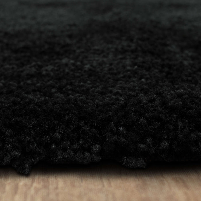 Annapolis Charcoal Gray & Black Bath Mat