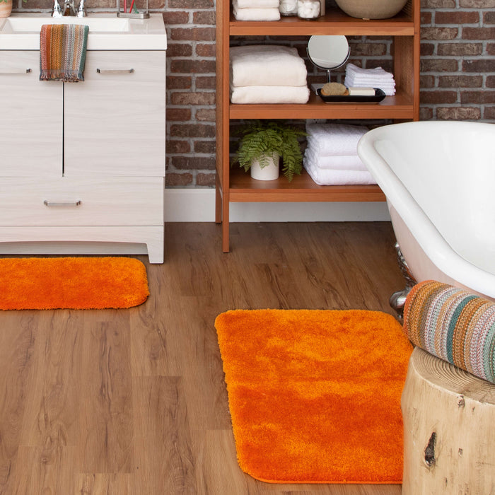Annapolis Pimento Orange Bath Mat