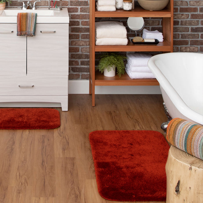 Annapolis Rust Orange Bath Mat