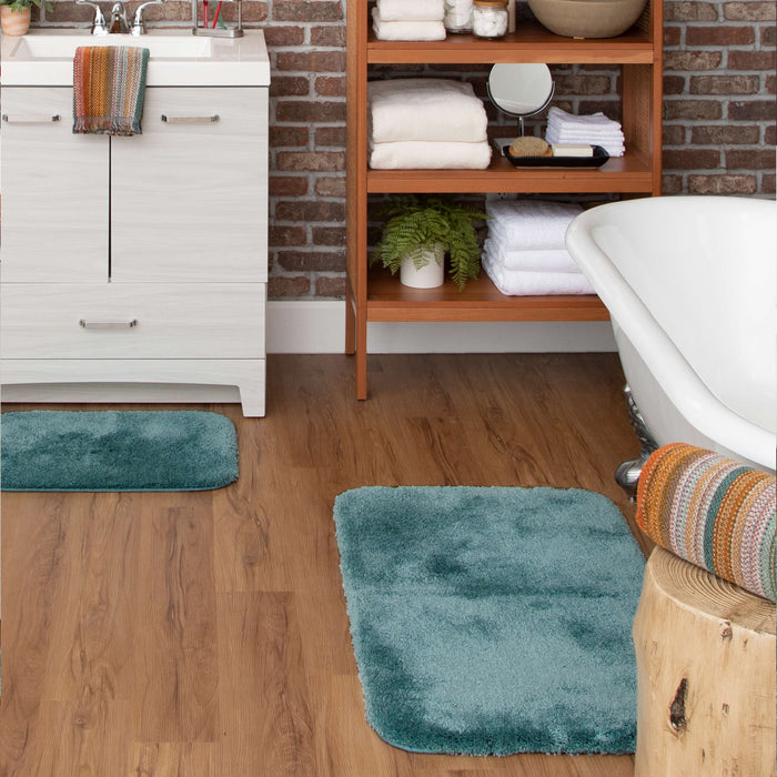 Annapolis Peacock Blue Bath Mat