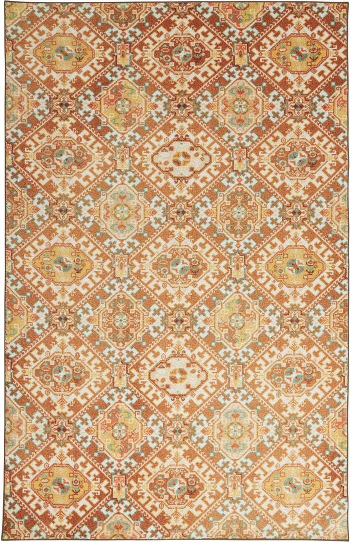 Technicolor Islands Brown & Gold Area Rug