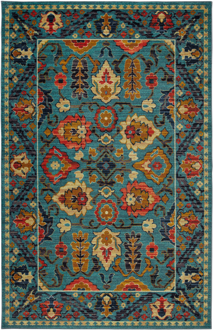 Technicolor Coronado Blue Area Rug