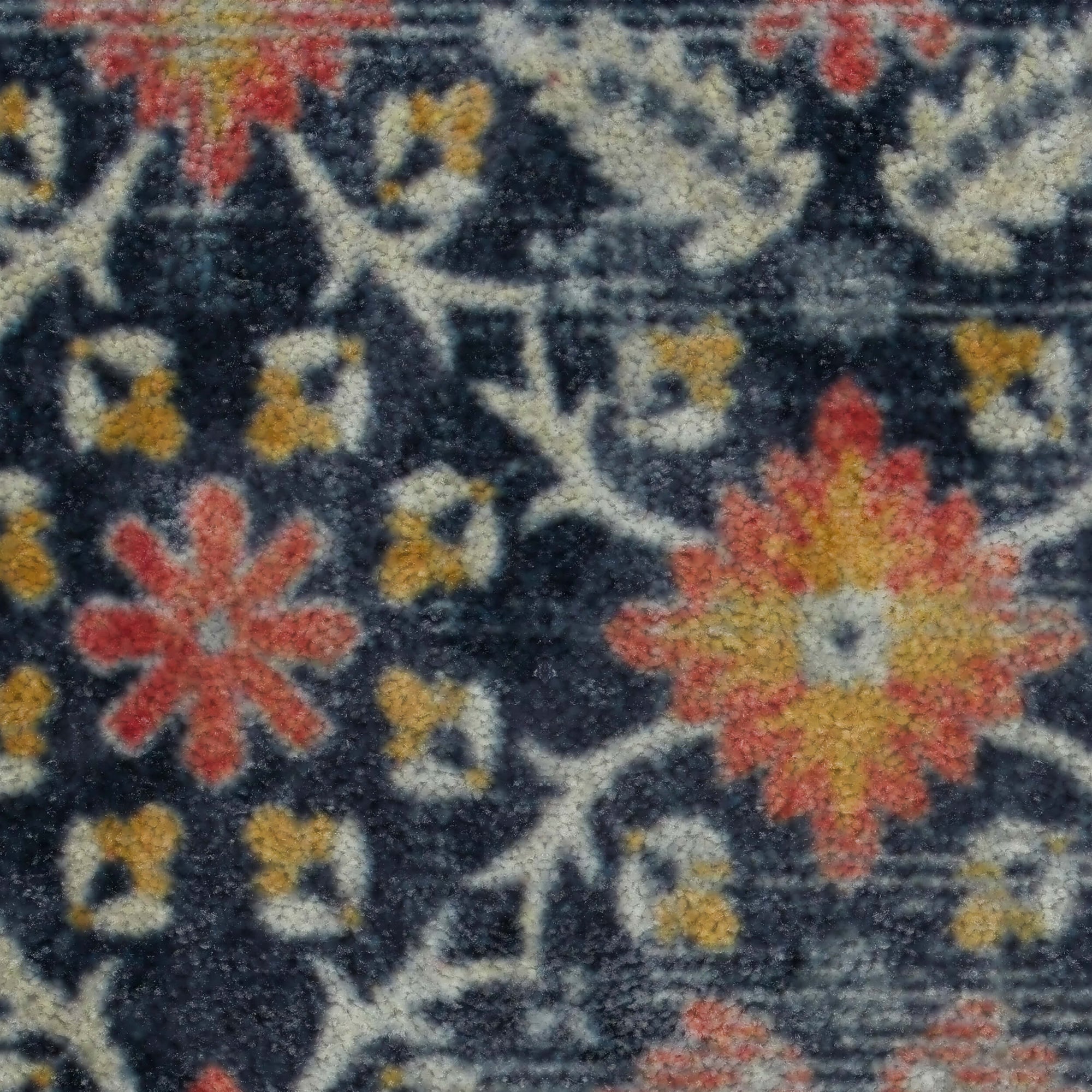 Technicolor Regina Blue Area Rug Covered By Rugs