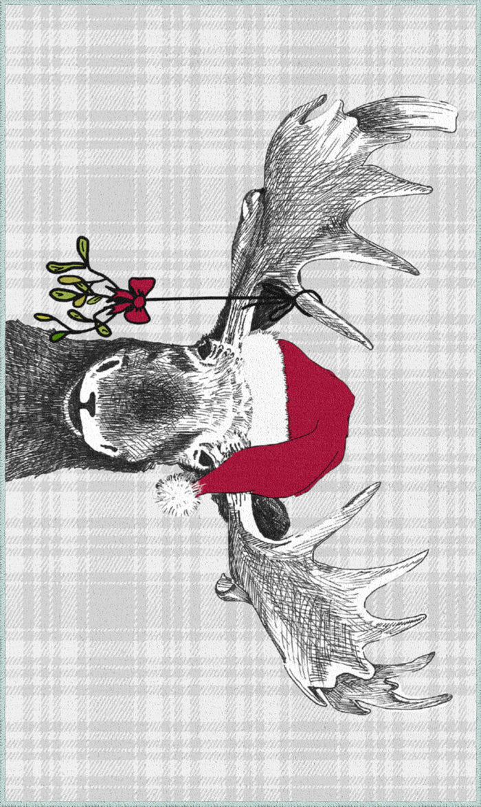 Christmas Caribou Gray Mat