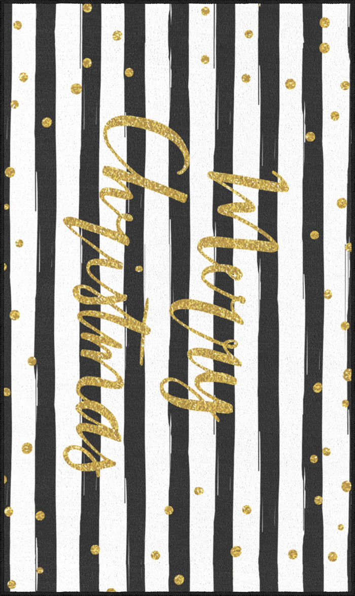Christmas Chic Black & White Mat