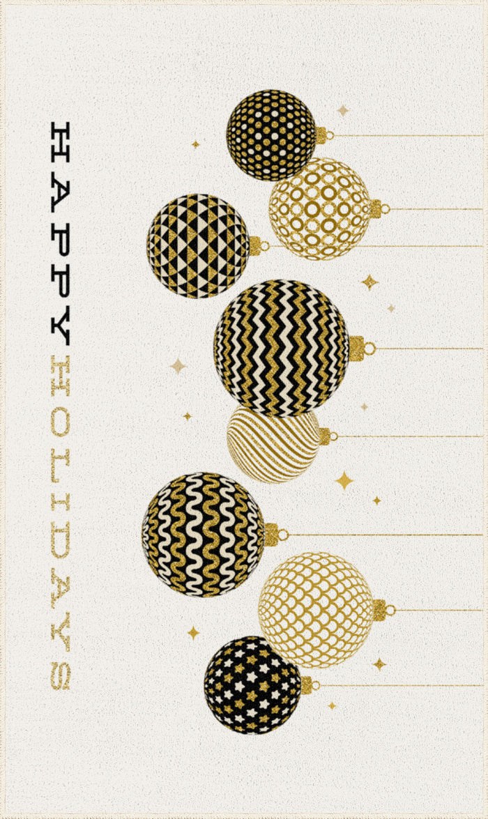 Sparkling Holidays Gold Mat