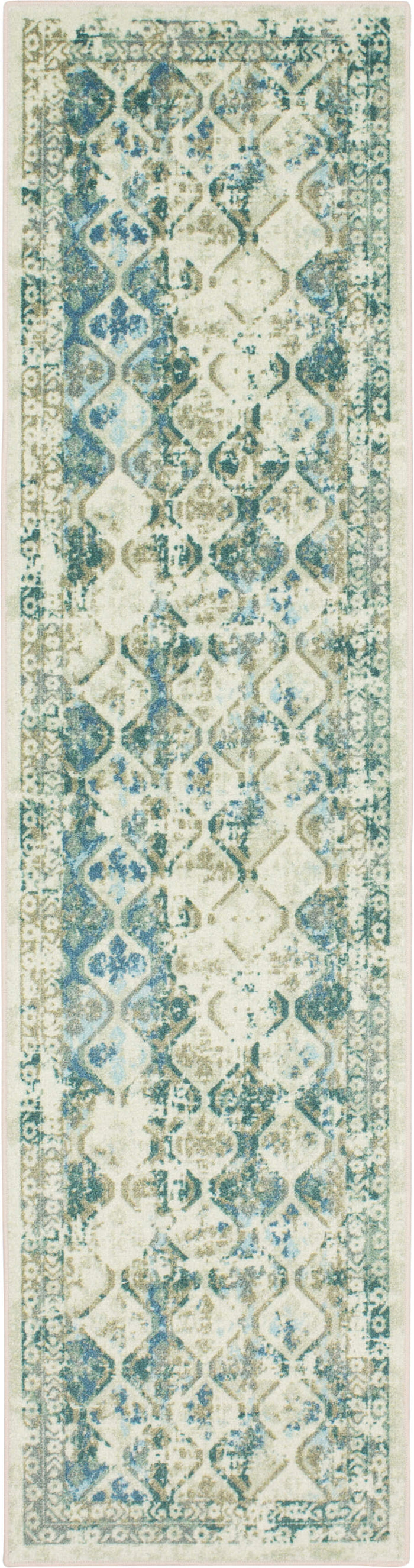 Technicolor Adria Blue & Yellow Area Rug