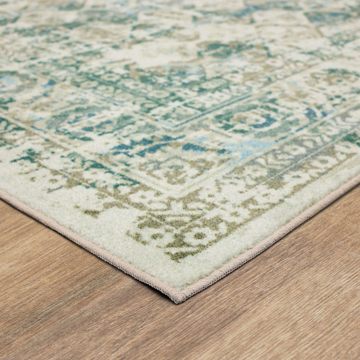Technicolor Adria Blue & Yellow Area Rug