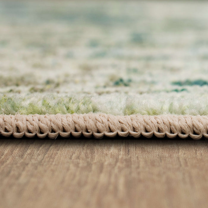 Technicolor Adria Blue & Yellow Area Rug