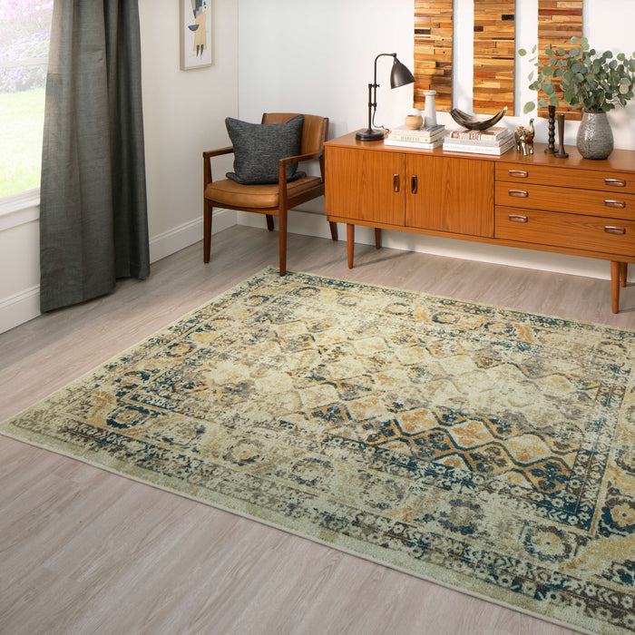 Technicolor Adria Gray Area Rug