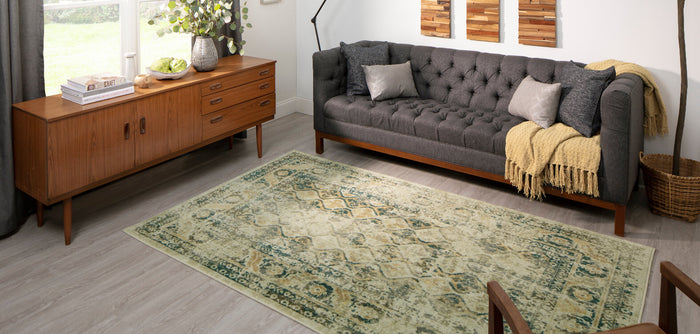 Technicolor Adria Gray Area Rug