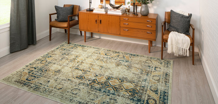 Technicolor Adria Gray Area Rug