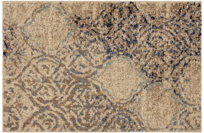 Karastan Cosmopolitan Zendaya Indigo by Virginia Langley