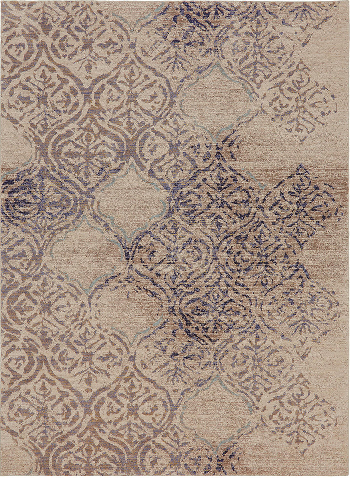 Karastan Cosmopolitan Zendaya Indigo by Virginia Langley