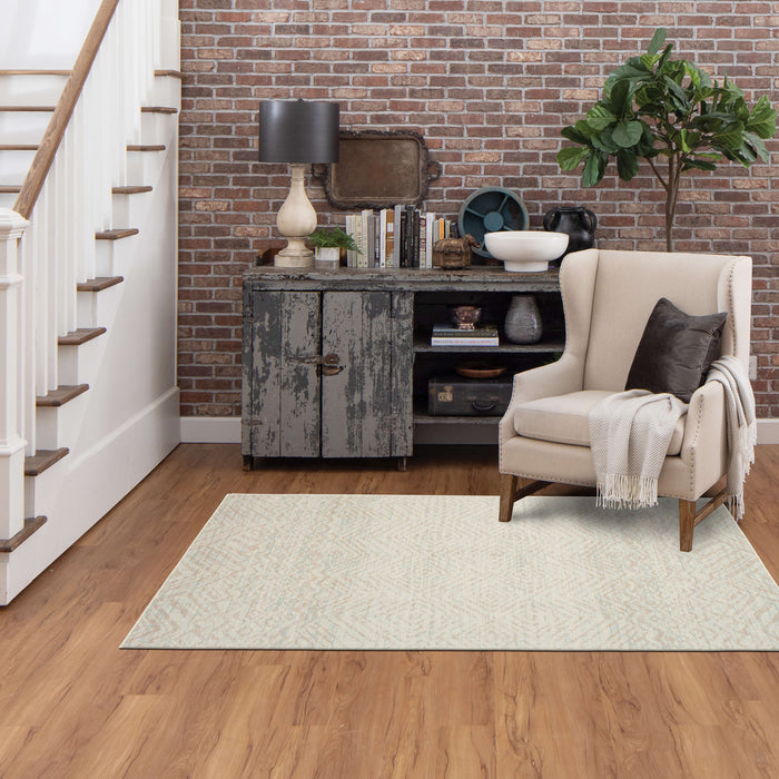 Grayson Zig Zag Blush Area Rug