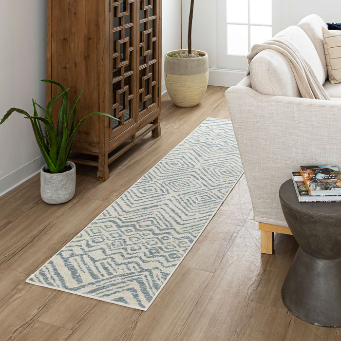 Grayson Zig Zag Cream Area Rug