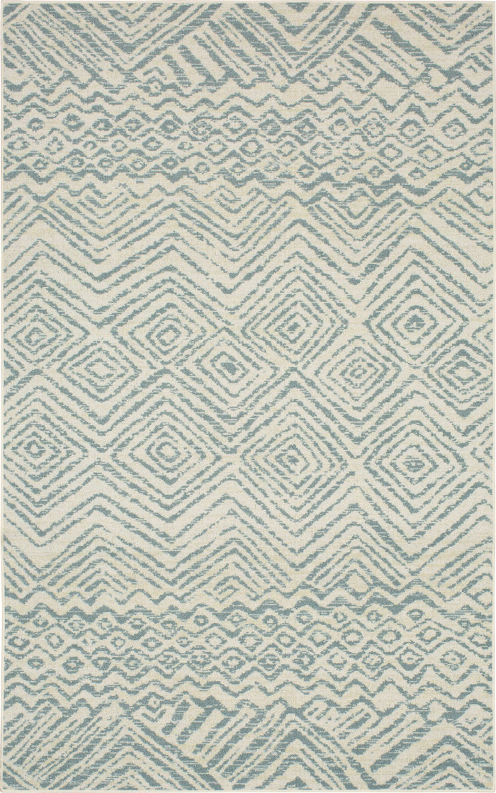 Grayson Zig Zag Cream Area Rug