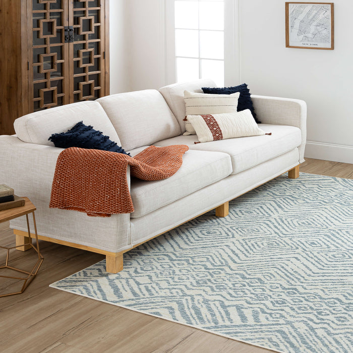 Grayson Zig Zag Cream Area Rug