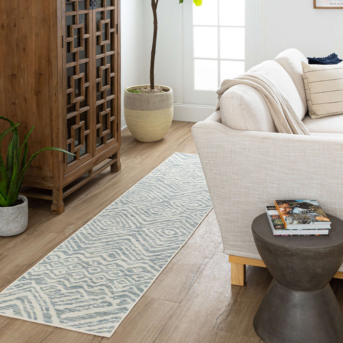 Grayson Zig Zag Slate Area Rug